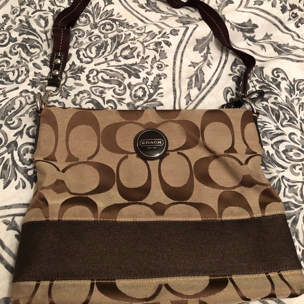 Brown Coach Crossbody Bag